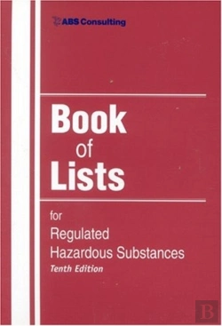 Bertrand.pt - Book Of Lists For Regulated Hazardous Substances