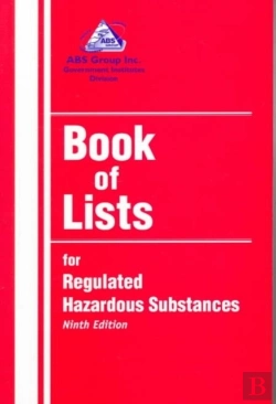 Bertrand.pt - Book Of Lists For Regulated Hazardous Substances