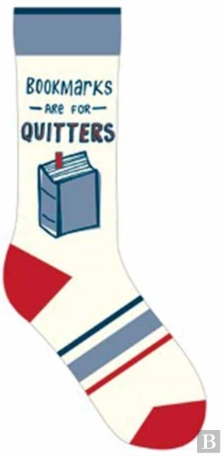 Bertrand.pt - Bookmarks Are For Quitters Socks