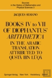 Books Iv To Vii Of Diophantus' Arithmetica