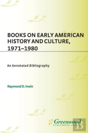 Books On Early American History And Culture, 1971-1980