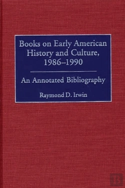 Bertrand.pt - Books On Early American History And Culture, 1986-1990
