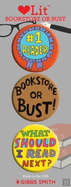 Bertrand.pt - Bookstore Or Bust 3 Badge Set