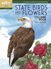 Boost State Birds And Flowers Coloring Book