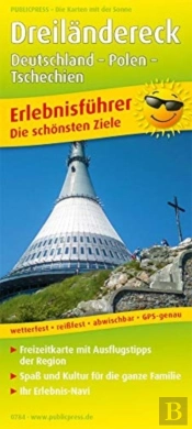 Border Triangle Germany - Poland - Czech Republic, Adventure Guide And Map 1:150,000