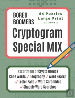 Bertrand.pt - Bored Boomers Cryptogram Special Mix - 64 Puzzles Large Print - Vol 2