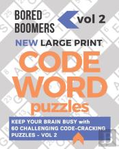 Bored Boomers New Large Print Codeword Puzzles