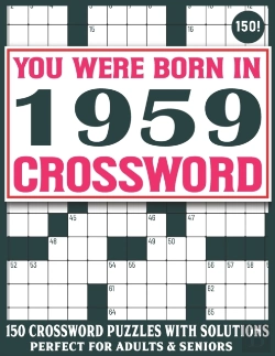 Bertrand.pt - Born In 1959 Crossword Puzzle Book