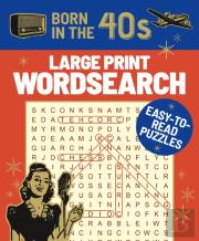 Born In The 40s Large Print Wordsearch