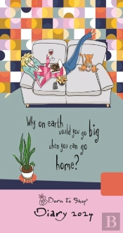 Born To Shop Deluxe Slim Diary 2024