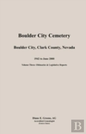 Boulder City, Cemetery, Volume 3
