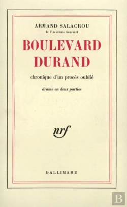Bertrand.pt - Boulevard Durand : Chronique D'Un Procès Oublié. Drame En Deux Parties