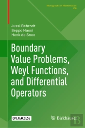 Boundary Value Problems, Weyl Functions, And Differential Operators