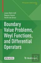 Boundary Value Problems, Weyl Functions, And Differential Operators