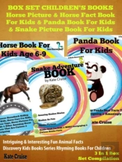 Box Set Children'S Books: Horse Picture & Horse Fact Book For Kids & Panda Book For Kids & Snake Picture Book For Kids