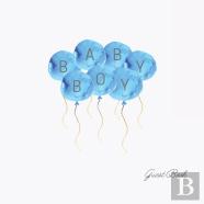 Boy Baby Shower Guest Book (Hardback)