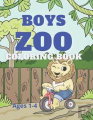 Boy Zoo Coloring Book Ages 1-3