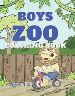 Bertrand.pt - Boy Zoo Coloring Book Ages 1-3