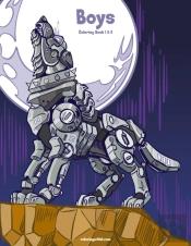 Boys Coloring Book 1 & 2