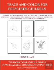 Boys Craft (Trace And Color For Preschool Children)