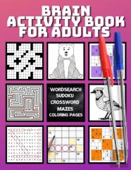 Brain Activity Book For Adults