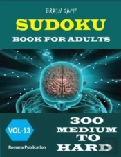 Brain Game Sudoku Book For Adults