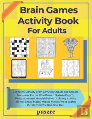 Brain Games Activity Book For Adults