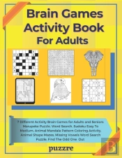 Brain Games Activity Book For Adults