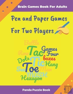 Bertrand.pt - Brain Games Book For Adults - Pen And Paper Games For Two Players
