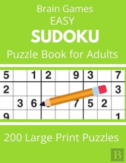 Bertrand.pt - Brain Games  Easy Sudoku Puzzle Book For Adults 200 Large Print Puzzles