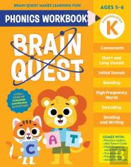 Brain Quest Phonics Workbook: Kindergarten
