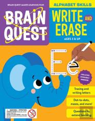 Brain Quest Write And Erase: Alphabet Skills
