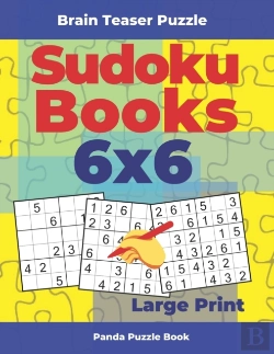 Bertrand.pt - Brain Teaser Puzzle - Sudoku Books 6x6 Large Print