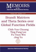 Brandt Matrices And Theta Series Over Global Function Fields