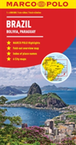 Bertrand.pt - Brazil, Bolivia, Paraguay, Uruguay Marco Polo Map