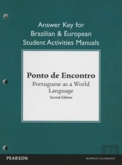Brazilian And European Student Activities Manual Answer Key For Ponto De Encontro