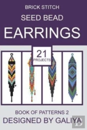 Brick Stitch Seed Bead Earrings. Book Of