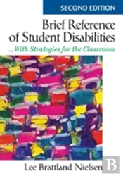 Brief Reference Of Student Disabilities