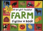 Bright Toddler Jigsaw And Book Set: Farm