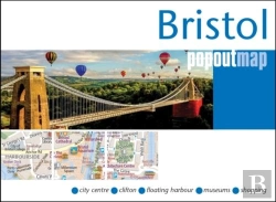 Bertrand.pt - Bristol Popout Map - Pocket Size, Pop Up Map Of Bristol City Centre