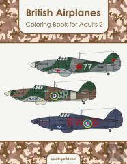 British Airplanes Coloring Book For Adults 2