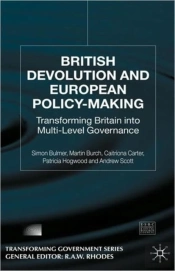 British Devolution And European Policy-Making