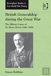 British Generalship During The Great War