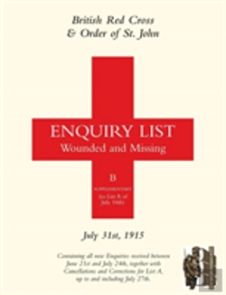 Bertrand.pt - British Red Cross And Order Of St John Enquiry List For Wounded And Missing