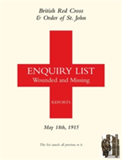 Bertrand.pt - British Red Cross And Order Of St John Enquiry List For Wounded And Missing