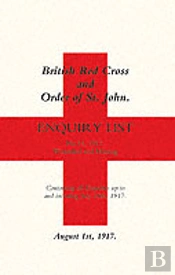 British Red Cross And Order Of St John Enquiry List (No 14) 1917