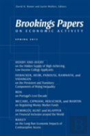 Brookings Papers On Economic Activity: Spring 2013
