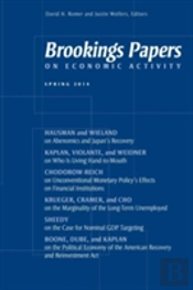 Brookings Papers On Economic Activity: Spring 2014