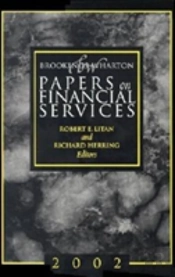 Brookings-Wharton Papers On Financial Services2002