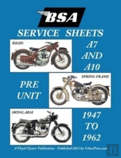 Bertrand.pt - Bsa A7 - A10 'Service Sheets' 1947-1962 For All Rigid, Spring Frame And Swing Arm Group 'A' Motorcycles